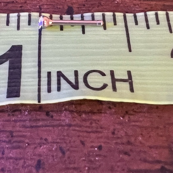 Nose bone with clear jewel - Picture 6 of 7